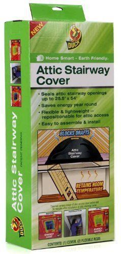Duck Brand 281228 Energy-Saving Attic Stairway Cover, 25.5 by 54-Inch , New, Fre