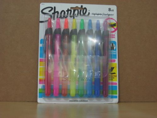 Sharpie Accent Retractable Pocket Highlighters Chisel Tip Assorted Colors 8ct