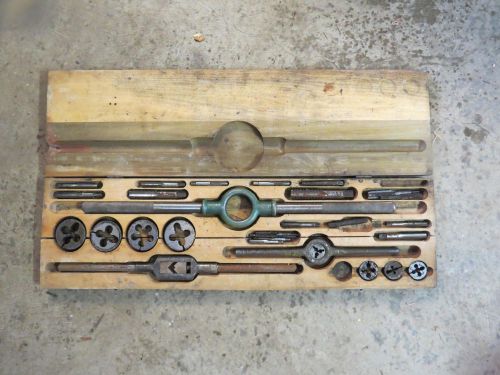 1925 A4 GREENFIELD LITTLE GIANT TAP DIE SET VINTAGE