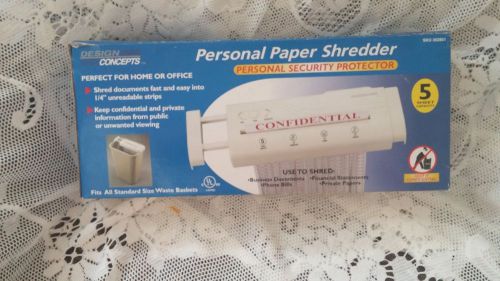 Personal Paper Shredder