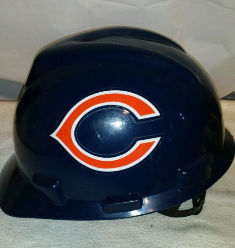 Rare vintage chicago bears football nfl msa hard hat adjustable clean nice med for sale