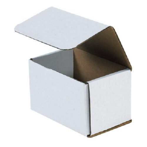 Corrugated cardboard boxes mailers 5 1/2&#034; x 3 1/2&#034; x 3 1/2&#034; (bundle of 50) for sale
