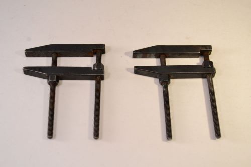 2 Piece Set Vintage Small Toolmakers Parallel Clamps Machinist Tools