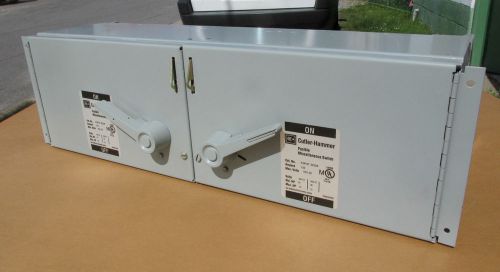 New  cutler-hammer 100a, 600v fusible misc panel switch cat# fdpwt3363r .. d-729 for sale