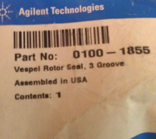 Agilent 0100-1855 Rotor Seal- Vespel for 0101-0920 Valve *NEW*