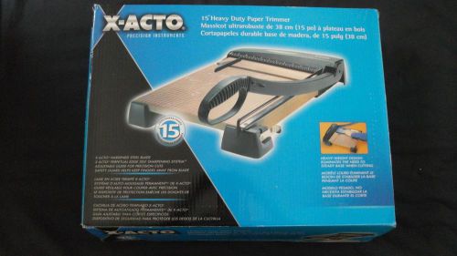 BRAND NEW X-Acto 15&#034; Heavy Duty Paper Trimmer 15 Sheet Capacity