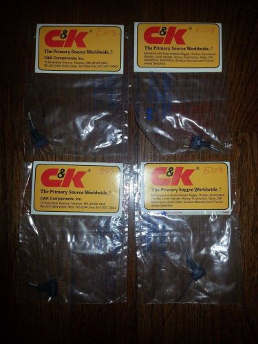 C&amp;K E108 Toggle Switch (Lot of 4) Switches New Component