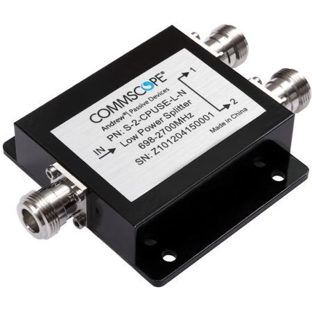 Commscope - 698-2500 mhz 2-way splitter w/ n females for sale