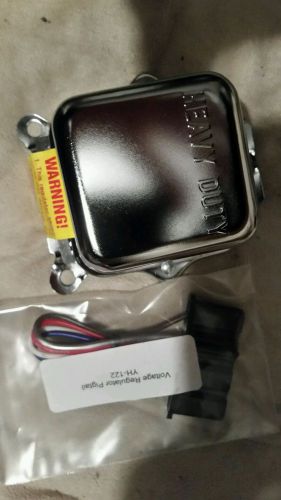 Chevy Voltage regulator chrome  with pigtail