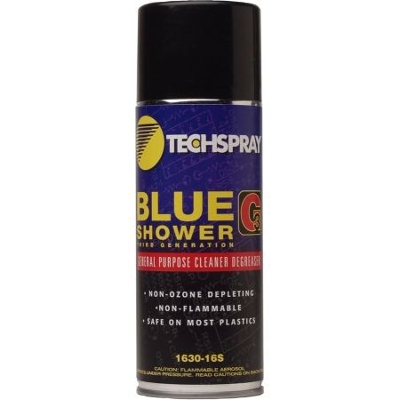 Techspray - Blue Shower G3 Cleaner HCFC-141b 16oz Aero.