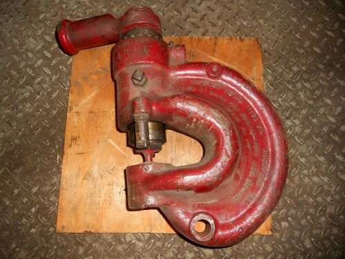 #40 whitney heavy duty mechanical punch, rated 5/8&#034; thru 5/8&#034; for sale