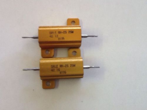 New 2dale rh-25 4 ohm  25 watt 1% load resistors for sale