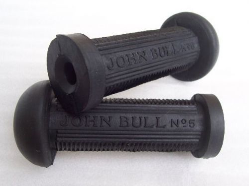 PAIR OF JOHN BULL No 5 FOOTREST RUBBERS BSA NORTON ARIEL SUNBEAM RUDGE ++