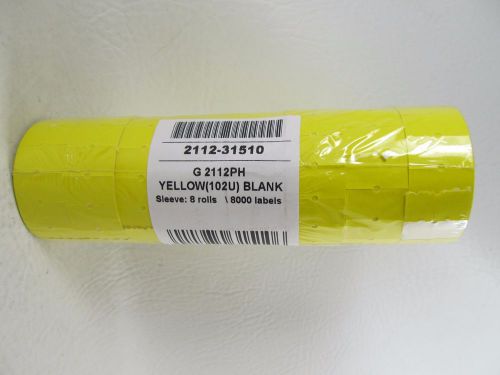 Garvey G 2112ph, Label, Yellow Blank (2112-31510) **