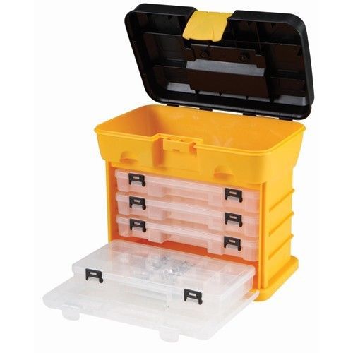 Toolbox organizer with 4 drawers 4 parts, terminals, screw, fishing tackles etc for sale