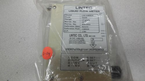 Lintec, liquid flow meter lm-1100m-8 teos 1.5 g/min lm-1100m-8 for sale