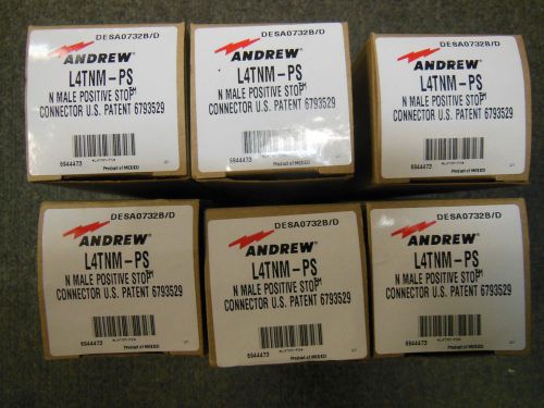 Andrew L4TNM-PS Positive Stop Connector N-Male New In Box NIB