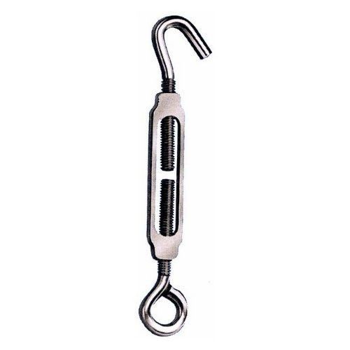 Turnbuckle - hindley 3/8&#034; x 15-1/8&#034; zinc plated hook to eye - 10pk. for sale