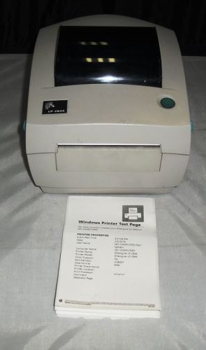 Zebra LP2844 Thermal Receipt Printer w Usb Cable P/N 2844-20300-0001