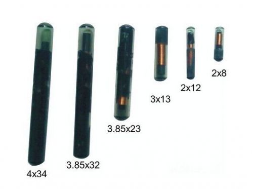 Micro Small Glass Tag 5pcs 125KHz RFID EM Proximity Induction Token 2.12 x12mm