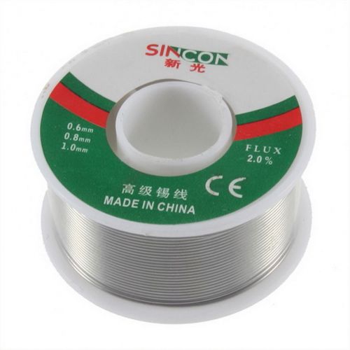 63/37 tin/lead 0.8mm rosin roll tin 0.8mm rosin core flux solder wire reel kg for sale