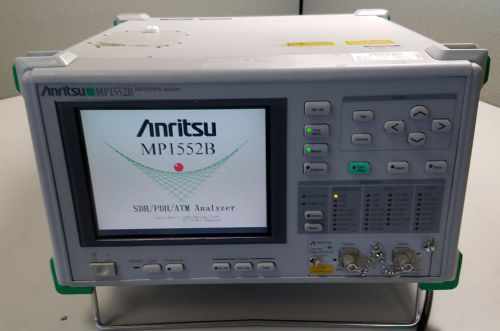 Anritsu mp1552b pdh/sdh analyzer oc48 with jitter modules for sale