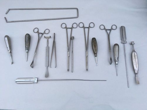 Miltex 25-18 25-814 25-754 and other surgical intruments lot for sale