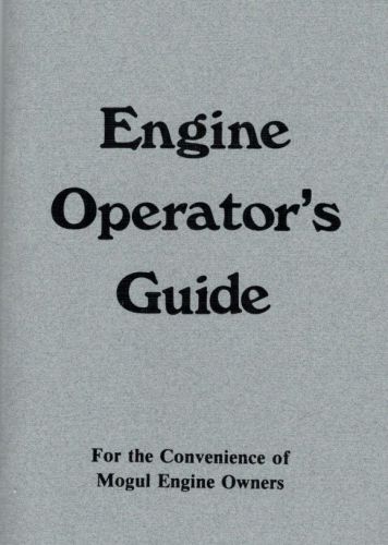 International Mogul Gas Engine Motor Operator&#039;s Guide Manual Book