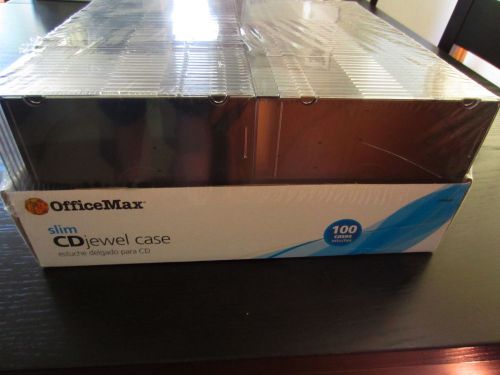 NEW OfficeMax 100 Slim Cd Jewell Cases