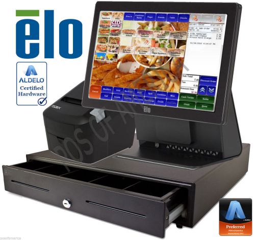 ALDELO PRO QUICK SERVICE RESTAURANT ALL-IN-ONE COMPLETE POS SYSTEM NEW