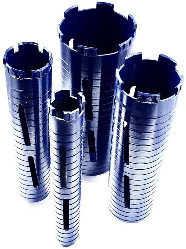 NEW Dry core bit 6 set:  1.5&#034;, 2&#034; , 2.5&#034;, 3&#034;, 4&#034; and 4.5&#034; For Masonry/Concrete