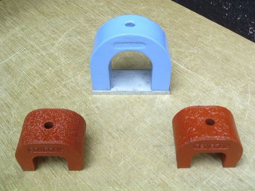 3 alnico 5 horseshoe magnets 8 oz., and 4 oz, 32 lb pull super deal for sale