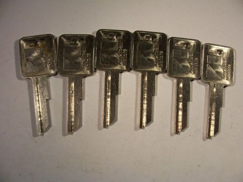 6 keys  oem  amc  gm    1972 - 1986 key blank  with knockout in plase  uncut for sale