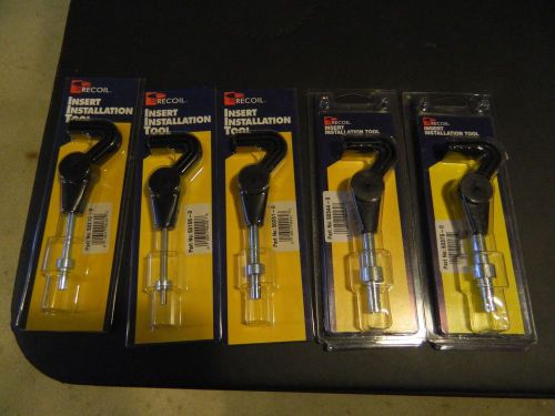 Recoil helicoil insertion tools QUANTY 5 PIECES