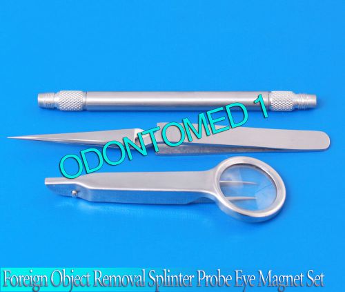 Foreign object removal kit splinter probe eye magnet surgical instrument,odm-611 for sale