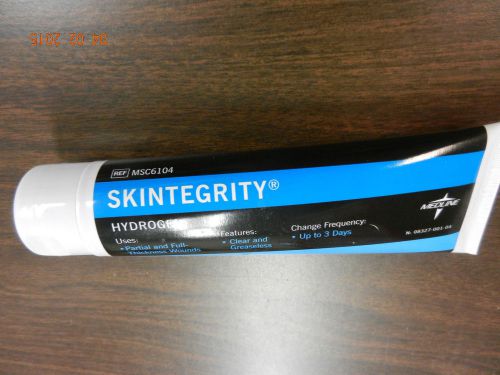 Medline # MSC6104 Skintegrity Hydrogel 4oz Flip Top Tube NEW