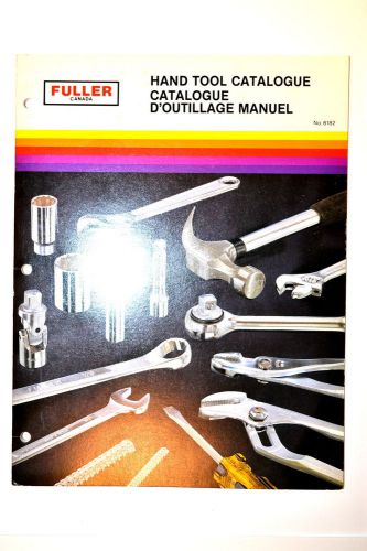 Vintage FULLER HAND TOOLS CATALOG / CATALOGUE D&#039;OUTILLAGE MANUAL NO.8812 #RR473