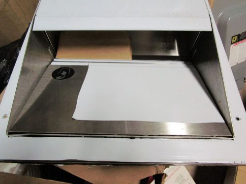 Washroom  napkin disposal partition-  -stainless steel- bradley # 4721-15 for sale