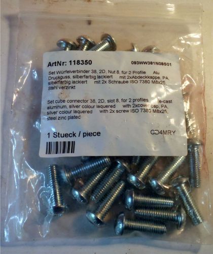 Pack of 25 New Button Head  Screws M8 x 25 SS