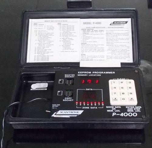 P-4000 EEPROM Programmer by Scantronic (Good Condition)