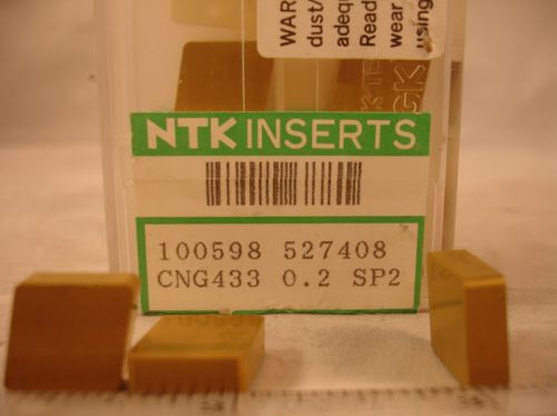 CNG 433 SP2 NTK Ceramic  Inserts (10pcs) New&amp;Original