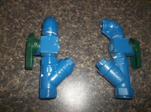 SWAGELOK  2 VALVES With FITTINGS  1/4 Turn