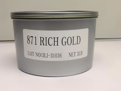 PANTONE 871 METALLIC (RICH GOLD) OFFSET PRINTING INK