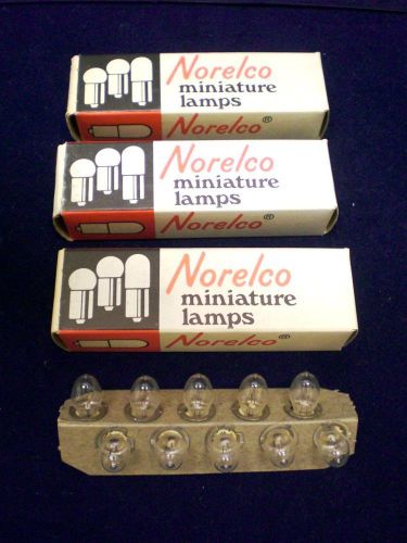 40 Norelco Lamps #PR12 for Flashlights or Lantern, New in Box, Made in Holland