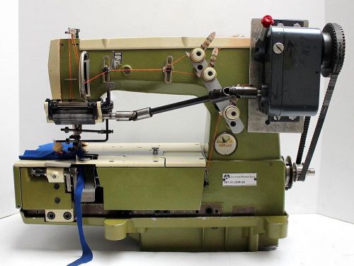 RIMOLDI 261 Coverstitch 2-Needle 3/16&#034; Gauge 3-Thread Industrial Sewing Machine