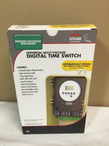 Tork DTU40 Digital Universal Multi-Voltage 24 HR or 7 Day Time Switch