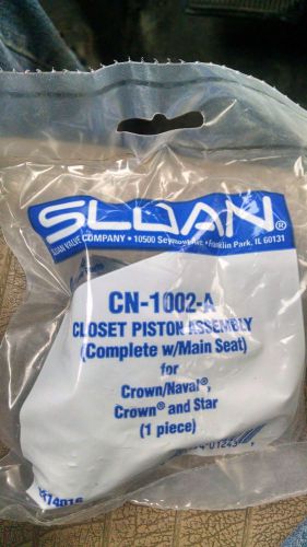Sloan cn1002a closet piston repair kit with seat for sale
