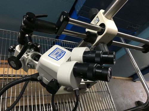 Meiji EMZ Zoom Stereo Microscope with  Lite Source com complete