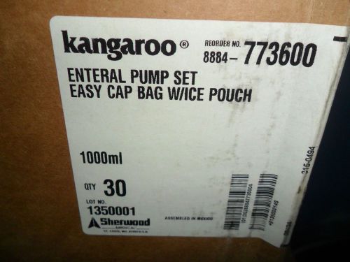 703600 Kangaroo enteral pump set    new case of 30