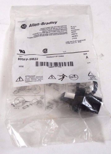 NEW ALLEN BRADLEY 800FP-SM22 SERIES A 2 POS MAINTAINED SELECTOR SWITCH